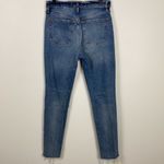 We The Free  Free People Stella Rip Repair Button Fly Skinny Jeans Denim Size 27 Photo 5