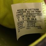 Converse Woman’s All Star sneakers with a double tongue black neon green size 8 Photo 6