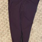 Lululemon Like new dark burgundy  cropped leggings (17”)  Size 6 Photo 3