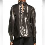 ALC Frank A.L.C. Lydia Black Gold Blouse, Size 00, $395 Photo 1