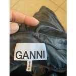 Ganni  midi Shiny tech strap Dress Size 42 Gray  Viscose Photo 3