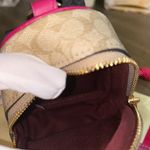 Coach  Fuchsia and Beige Mini Backpack Bag Photo 10