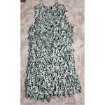 Topshop  Black White Chunky Loopy Knit Long Vest Gilet Size L Photo 6