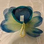 Handmade blue floral hat. This hat was made for the stage in the theater. Photo 7