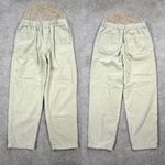 Urban Outfitters  Women’s Corduroy Relaxed Fit Pull On Pants Tapered Leg Green S Photo 1