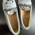 Soludos Velour slip on Pug Dog Floral Detail Sneakers Shoes Size 8 Grey Photo 9