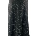 Oak + Fort Women's Black White Floral High Waisted Midi Slip Dress Size XS Photo 2