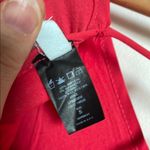 Trendy Land Red Backless 3/4 Sleeve Blouse Photo 2