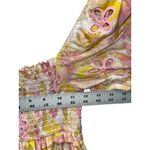 For Love & Lemons Claire Mini Eyelet Scalloped Dress Size Small Embroidered Photo 5