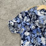 & Other Stories & Other Stories Women’s Tie Waist Mini Dress Shortsleeve in Floral Print Blue 10 Photo 5