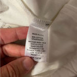 Flax  Womens white cropped Leggings elastic waist XS Photo 3