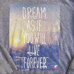 Graphic Crewneck sweatshirt Size Medium Gray Photo 2