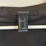Forever 21 NWOT Satin black long sleeve dress Photo 2