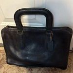 Coach Briefcase Bag Unisex Vintage Black Leather - RARE & VALUABLE! Photo 0