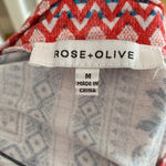 Rose + Olive  Summer Patriotic USA Tank Bandana Print Red White and Blue July 4th Photo 5