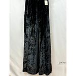 Free People  90s Forever Overalls Crushed Velvet Black size M Photo 15