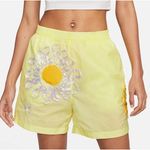 Nike Sportswear Project Uphoria Yellow Daisy Women's Nylon Woven Shorts Large Photo 0