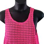 Victoria's Secret Victoria’s Secret Pink Embroidered Sleeveless Sheer Workout Top – Size Medium Photo 4
