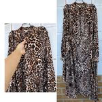 WHISTLE ANIMAL PRINT ESME DRESS SIZE 10 Brown Photo 10