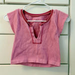 Urban Outfitters  Light Pink Go For Gold Top Photo 0