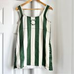 Simon Miller Sahara Striped Denim Mini Dress Green Size XS Photo 7