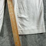 Ralph Lauren Lauren  White‎ Crop Pants Women 14 Stretch Straight Wide Leg Casual Photo 7