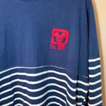 Disney  World Park Spirit Jersey Red White Blue Striped USA Patriotic Size Medium Photo 1