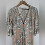 For Love & Lemons Free People x Temecula Mini Dress Silver Lace Large $248 Photo 10