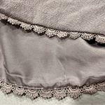 Cupcakes & Cashmere Gray Crochet Lace Trimmed Pull On Shorts size Small Photo 5