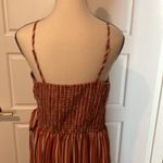 Xhilaration  rust & WHITE Striped wrap dress with spaghetti straps smocke… Photo 2