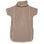 UGG  Taupe Tan Selby Cable Knit Turtleneck Tunic Sweater Mini Dress size Medium Photo 5