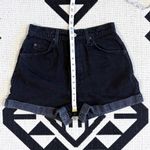 Levi's Vintage Levi’s Orange Tab 90s 954 High Waisted Cuffed Hem Denim Shorts in Black Photo 2