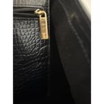 Ted Baker London Black Embossed Croc Faux Leather Tote Bag Photo 7