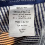 Talbots Woman Size 18W W Heritage Blue/White Striped Cropped Pants Back Pockets Photo 10