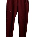 FIGS  Burgundy Zamora Jogger Scrub Pharmacist Surgeon Nurse Doctor Small #7232 Photo 0