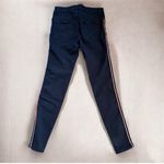 Zara Basic Navy Blue Skinny Stretch Jeans with Side Stripes Size 4 Photo 2