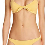 l*space New. SUNSHINE GOLD SUMMER LOVE PLAID BIKINI. D-top/M-bottom. Retails $198 Photo 0