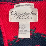 Christopher & Banks Super Cool Vintage 90s  Hand Embroidered Vest! Photo 5