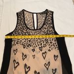 Miss Chievous 38  Heart Tank Sheer Black Cream Size Medium Photo 6