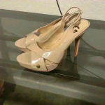 G by Guess G By‎ Guess Women's Nude Strappy High Heel size 8.5 Photo 1