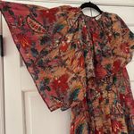 Ulla Johnson  Silk Tahlia Midi Dress Coral Bloom Asymmetric Sleeve‎ Size 4 Small Photo 10