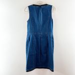 White House | Black Market Sleeveless Denim Pencil Dress Blue 4 Photo 8
