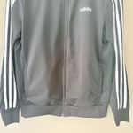 Adidas Zip Up Track Jacket BlackWhite Sz Medium Photo 3