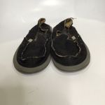 Sanuk Donna hemp cotton slip on shoes loafers black womens size 8 casual beach Photo 1