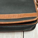 Esprit Black Brown Leather Crossbody Bag 80s Icon Preppy GenX Vintage Cool Photo 13