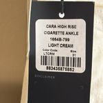 Citizens of Humanity NWT Citizens CARA high rise cigarette light cream sculpt pants size 31 Photo 6