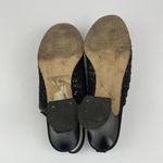 Charles David  Net Mules Heels‎ Mesh Black Ankle Strap Sandal Womens 7 Photo 6