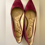 Sam Edelman Burgundy Suede Women's Flats Size 6 Photo 2