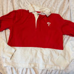 Tailgate  Phillies red and white long sleeve shirt  Photo 3