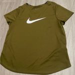 Nike  Women's Short Sleeve Tee in Olive Photo 0